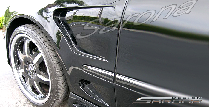 Custom Mercedes E Class Fenders  Sedan (2003 - 2009) - $890.00 (Manufacturer Sarona, Part #MB-005-FD)